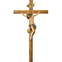 Cristo Barroco en cruz recta